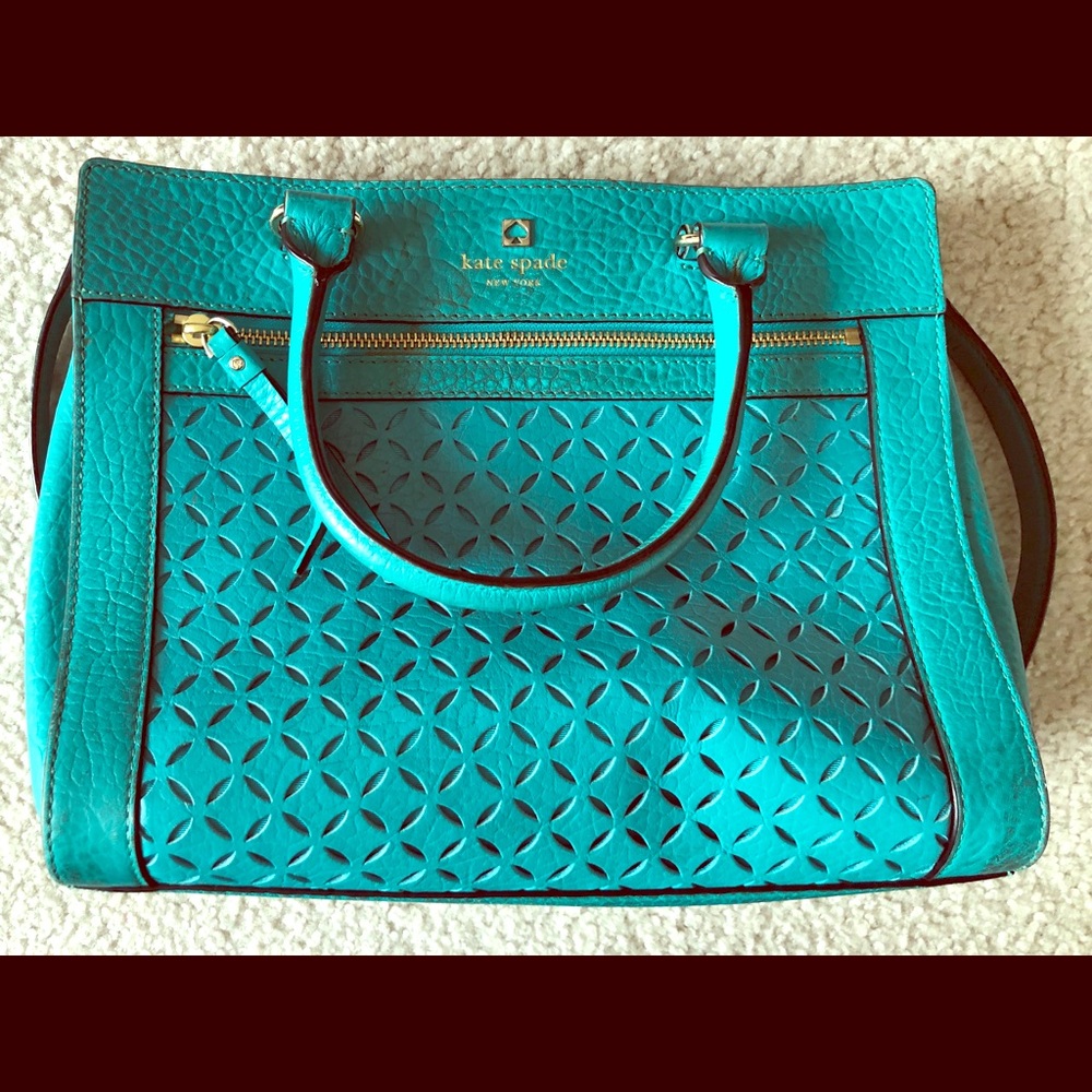 Kate Spade Romy Perri Lane Handbag In Turquoise